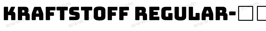 Kraftstoff Regular字体转换